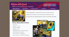 Desktop Screenshot of pilateswithcarol.com